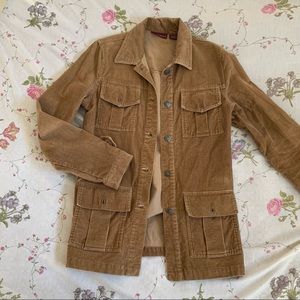 70s esque corduroy shacket